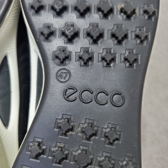 ECCO Biom Hydromax Waterproof Golf Shoes Yak Leather Soft Spike Men's 47EU 13US - Picture 10 of 11